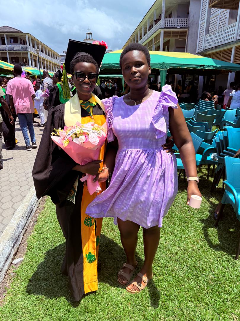 Daughters at graduation